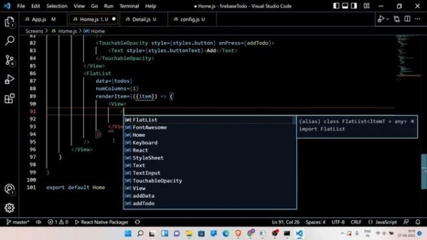 To-Do List Using React Native Expo And Firebase | CRUD Operations | React Native Tutorial | JS