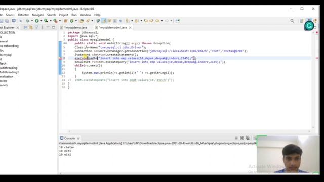 How to Join and Manipulate database tables using java jdbc| JAVA JDBC| смотреть онлайн