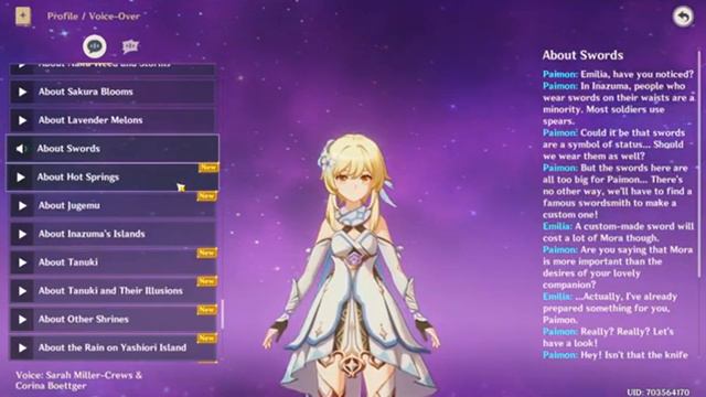 All New Lumine Inazuma Voice Lines (Genshin Impact 2.1) смотреть онлайн