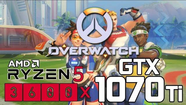 Overwatch On Ryzen 5 3600x + GTX 1070ti 1080p 1440p Benchmarks
