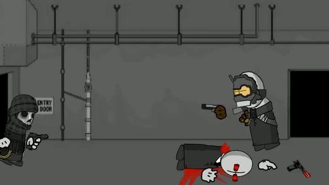 Анимация по Madness Combat [Рисуем мультфильмы 2] смотреть онлайн