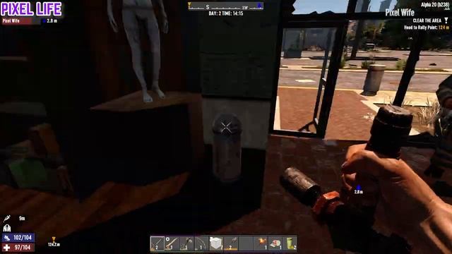 Ep 02 - STARVING!! | Pixel Wife Series | 7 Days to Die | Alpha 20 | Multiplayer смотреть онлайн