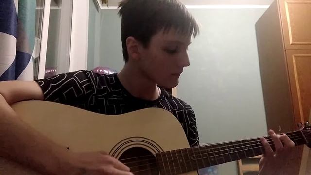 Кино - спокойная ночь,партия Каспаряна(cover, acoustic) смотреть онлайн