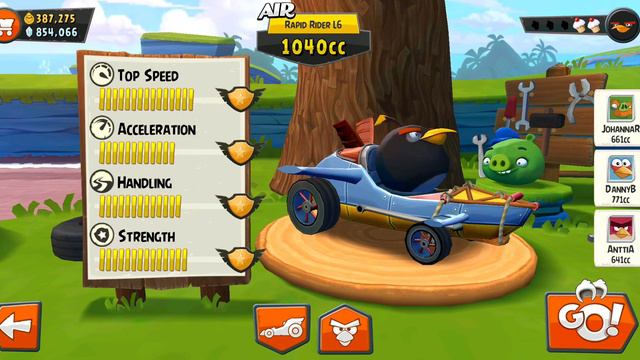 Angry Birds GO! Multiplayer Gameplay смотреть онлайн