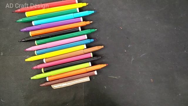 Waste Sketch Pen Craft Idea • Best Out Of Waste • Waste Material Craft Idea смотреть онлайн