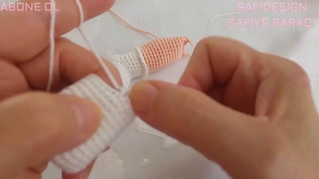 Eklemli Amigurumi ECE Bebek Bacakların Yapımı  Part 1 (amigurumi)(Englishsubtitle)