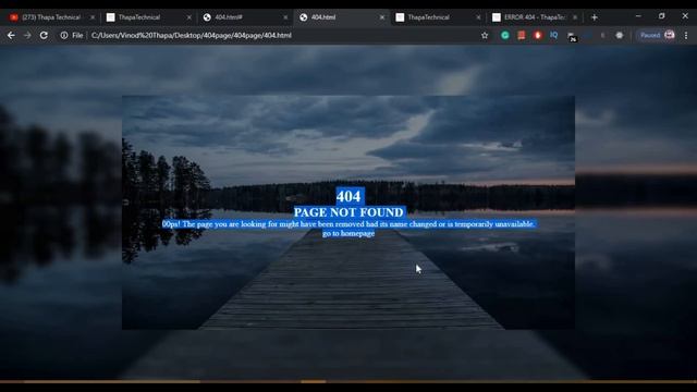 Create Animated Responsive 404 Error Page using HTML and CSS Code 2019 смотреть онлайн