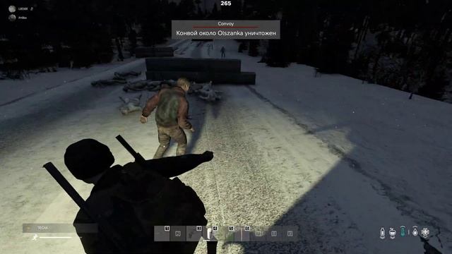 Атмосфера в DayZ зимняя карта Ливония сервер Тополя смотреть онлайн