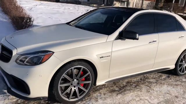 W212 E63s Cold Start