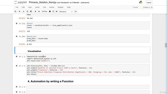 Simulating Real World Problems with Python (5 Solution Part 3) смотреть онлайн