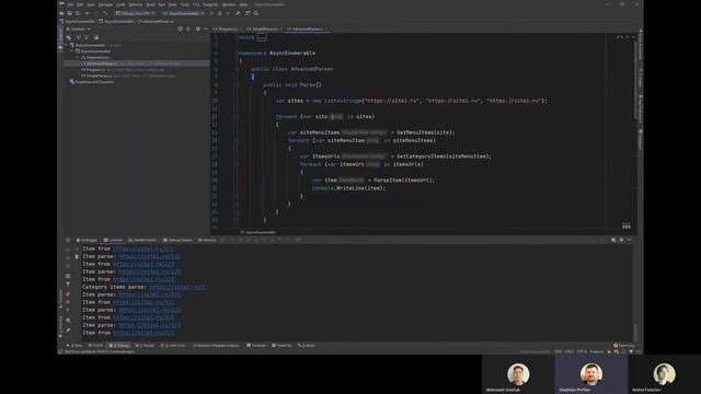 C# - Асинхронные потоки (IAsyncEnumerable). Пишем парсер сайтов смотреть онлайн