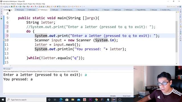Tutorial 11 :while {...}| #java смотреть онлайн
