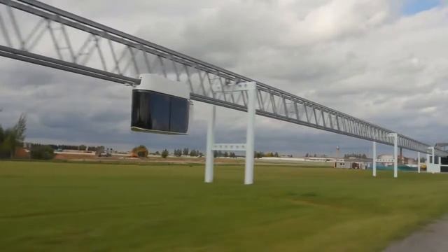 Испытания юнибуса SkyWay смотреть онлайн