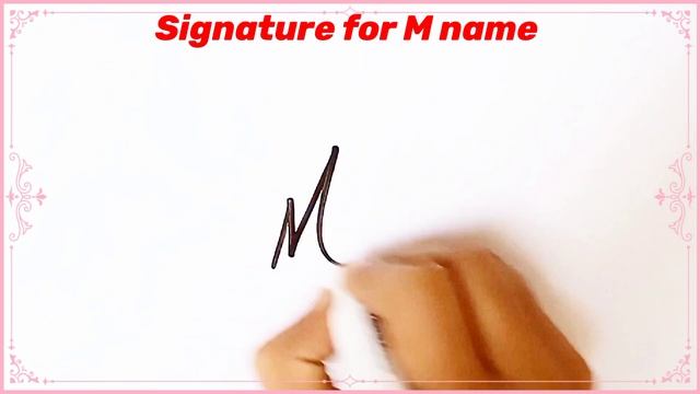 M professional signature style | Signature style of my name | Signature смотреть онлайн