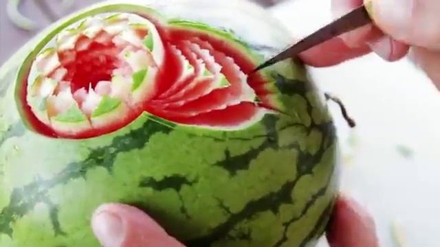 Резьба по арбузу смотреть онлайн