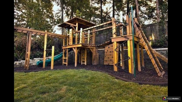 Детская площадка на даче своими руками: 56 безопасных и веселых развлечений смотреть онлайн