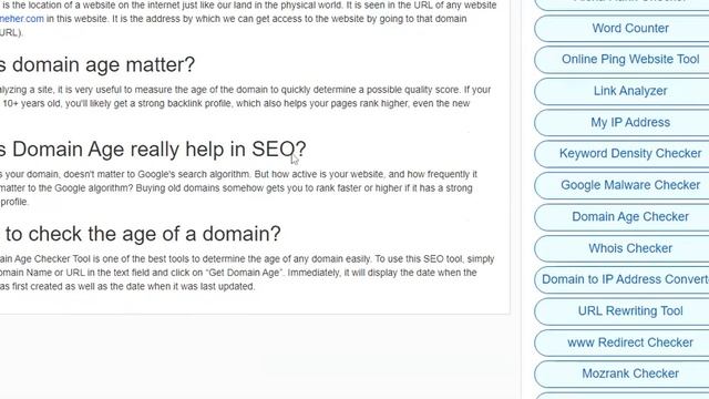 Domain Age Checker Tool [FREE] смотреть онлайн