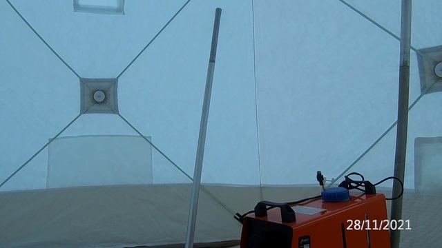 Новая палатка с дизельной печкой...1 смотреть онлайн