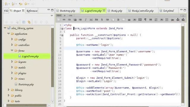 Zend Framework 1.8 tutorial 3 zend_application part 2 смотреть онлайн