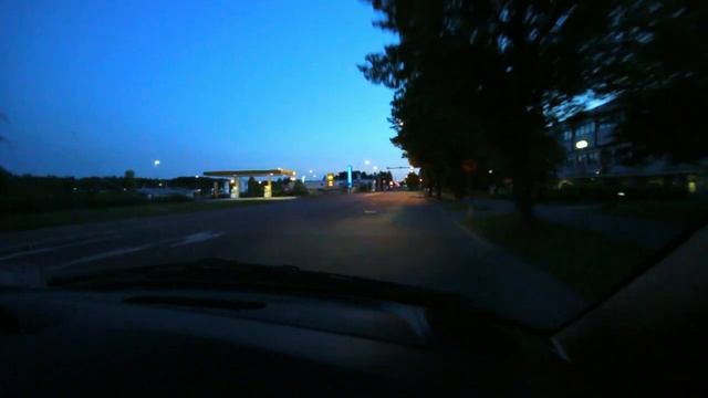 Night drive - Finland, Varkaus