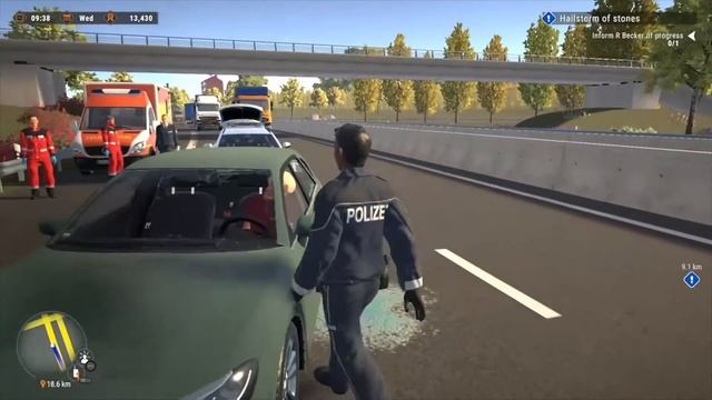 Autobahn Police Simulator 2 | Xbox | Episode 3 | Catching the stone thrower! смотреть онлайн