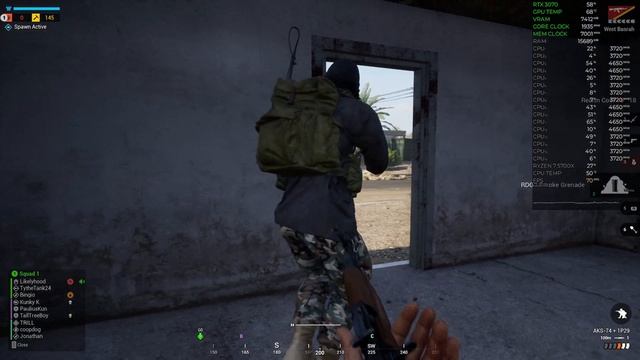 Squad [Urban Warfare] Max 1080p Ryzen 7 5700X + RTX 3070 смотреть онлайн