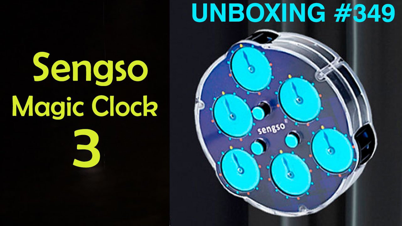 Unboxing №349 Мини Клок - Sengso Magic Clock 3 - Часы Рубика. Обзор смотреть онлайн