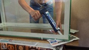 Клеим аквариум своими руками