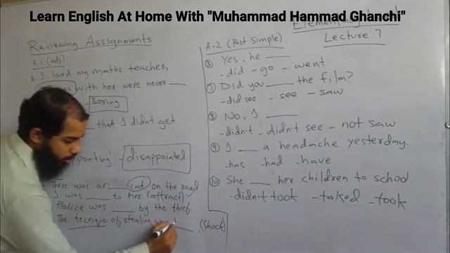 How to make Short Answers in Past Simple? Lecture 7 (part 1) Elementary - Learn English at Home смотреть онлайн