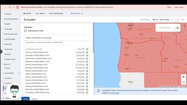 How to EXCLUDE Locations in Google Ads Like a Pro смотреть онлайн