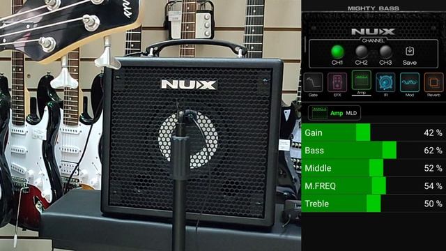 Крутой комбоусилитель для бас-гитары Nux Cherub Mighty-Bass-50BT | обзор от MAJOR MUSIC смотреть онлайн
