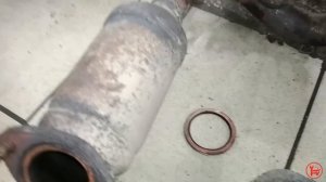Лексус RX.  Удаление катализатора.