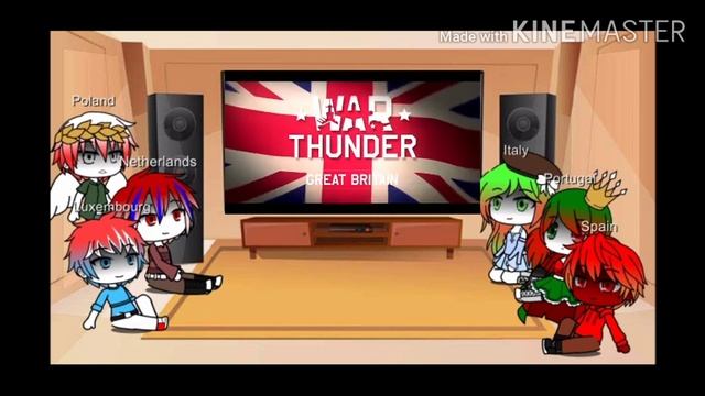 Countryhumans React To War Thunder | Gacha Club смотреть онлайн