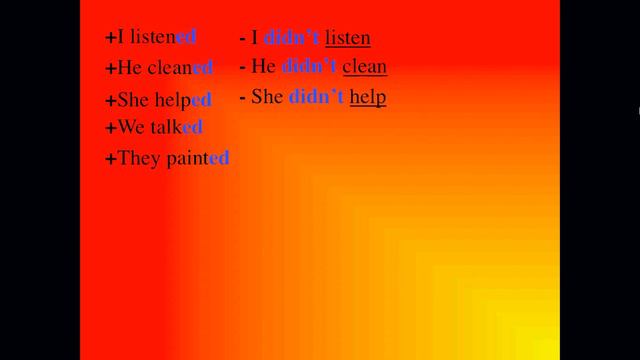 Past Simple. Regular\irregular verbs. смотреть онлайн