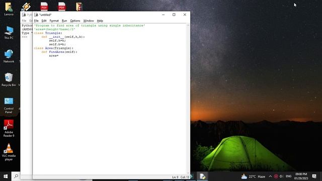 Python Program To Find Area Of Triangle Using Single Inheritance смотреть онлайн