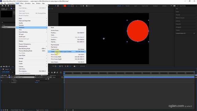 How to center anchor point and center object in After Effects | AE tutorial for beginners смотреть онлайн