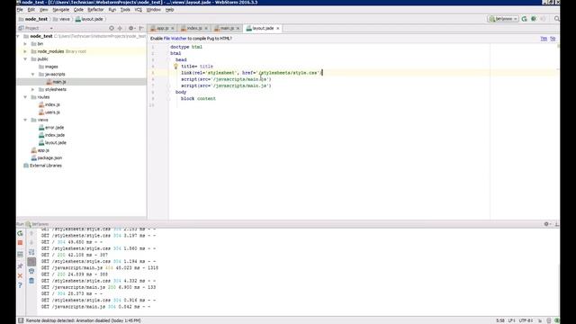 Node.js загрузка данных с сервера по Ajax смотреть онлайн