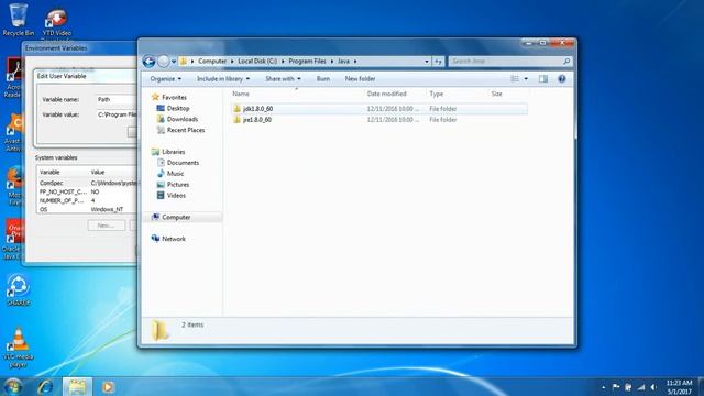 Set Java path on Windows 7 without admin access смотреть онлайн
