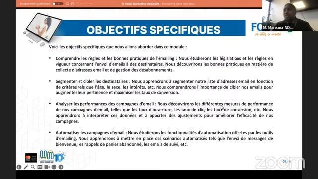 Webinaire 4 (E-mailing / Mansour) : 12h30mn-13h30mn смотреть онлайн