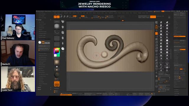 ZBrush 2023 Presentation: Modeling Production Jewelry With Nacho Riesco