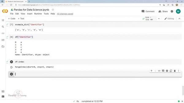 Class 2 - Pandas for Data Science - Data Frame from Dictionary- Full Tutorial