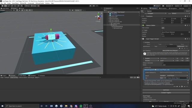 Spin The Bottle - VRChat Udon CyanTrigger Tutorial смотреть онлайн