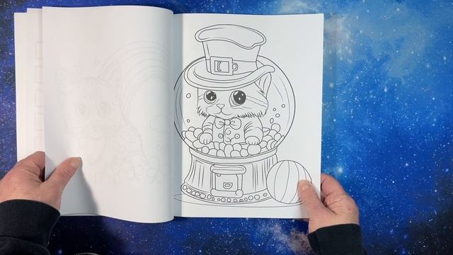 Flip Thru: St. Patrick’s Day Cats Coloring Book by Kristin Harris смотреть онлайн