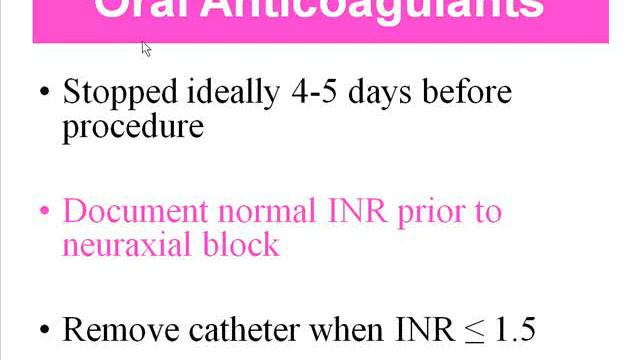 Anticoagulation Therapy and Its Impact on Regional Anesthesia смотреть онлайн