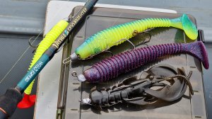 Щука на неогруженную резину / Рыбалка на спиннинг в траве / CF Versus 802EHT