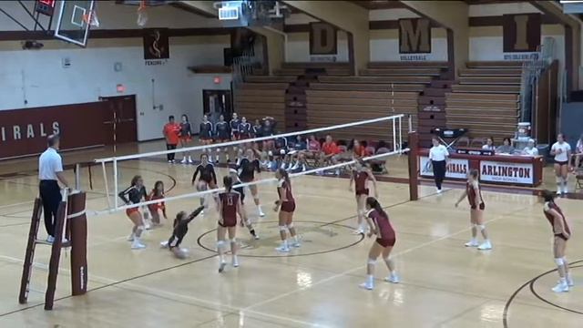 Arlington Volleyball Vs North Rockland Highlights 9 9 19