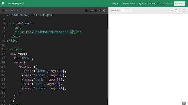 v-for loop in vue js | web zone смотреть онлайн