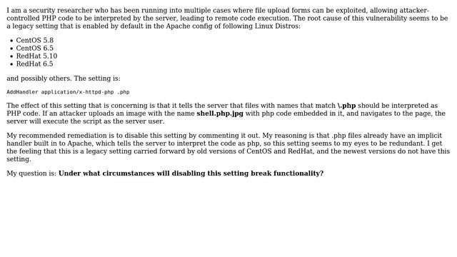 Under what conditions in Apache installations is AddHandler application/x-httpd-php .php required? смотреть онлайн