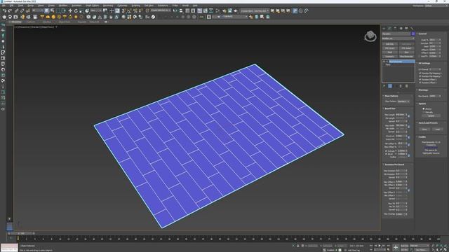 Как сделать паркет в 3D Max | FloorGenerator генератор пола смотреть онлайн