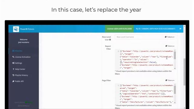 Using Tokens to filter reports in PowerBI Robots смотреть онлайн